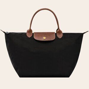 NWOT - Longchamp Le Pliage Original M Handbag (Black - Recycled canvas)
